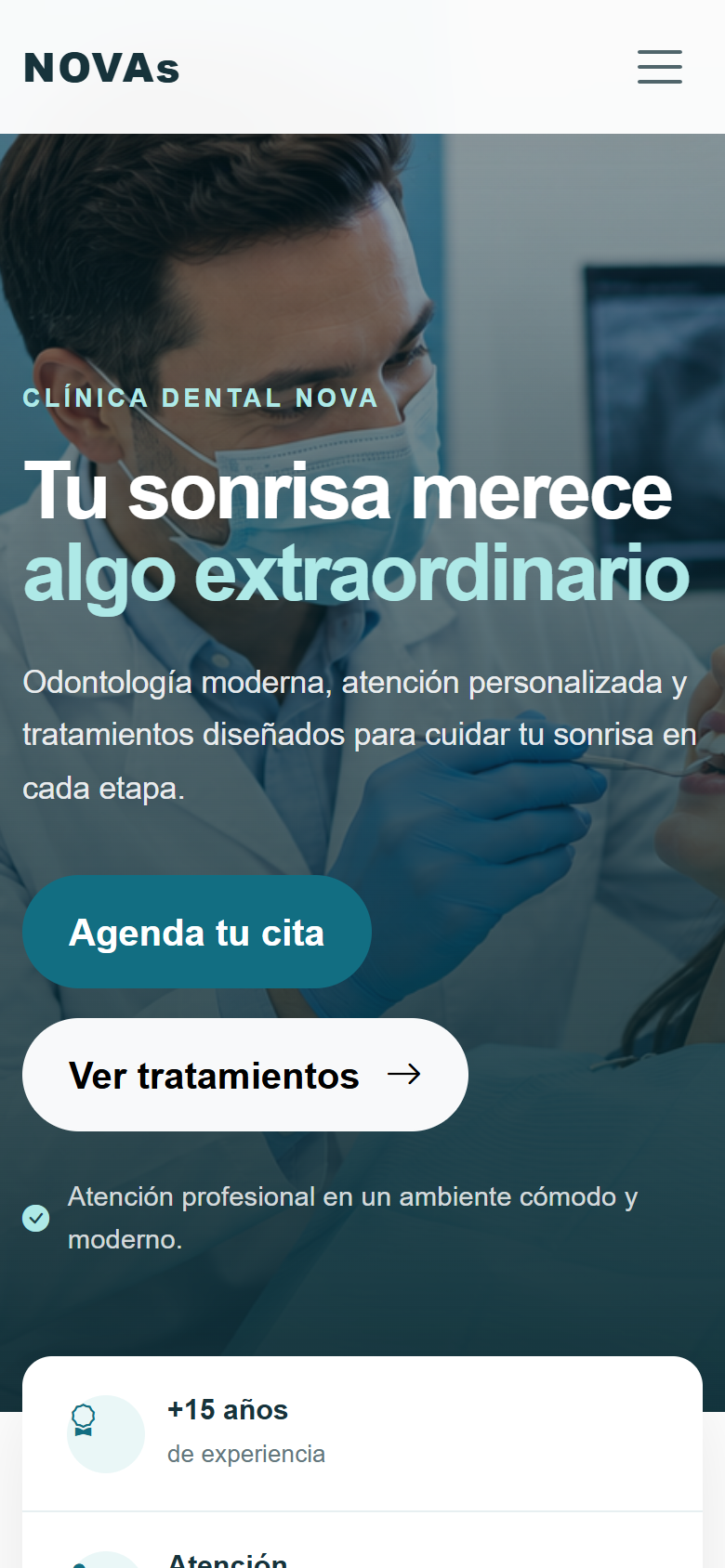 Ejemplo de página web adaptable a dispositivos móviles